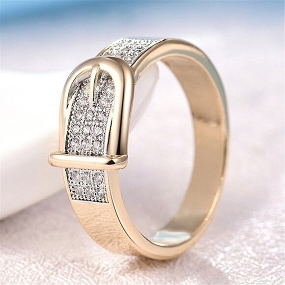 Fashion Buckle Ring - Picture 2 of 3